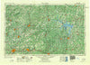Greensboro North Carolina Historical topographic map, 1:250000 scale, 1 X 2 Degree, Year 1954