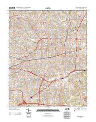 Greensboro North Carolina Historical topographic map, 1:24000 scale, 7.5 X 7.5 Minute, Year 2013
