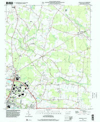 Greenville NE North Carolina Historical topographic map, 1:24000 scale, 7.5 X 7.5 Minute, Year 1998