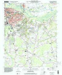 Greenville SE North Carolina Historical topographic map, 1:24000 scale, 7.5 X 7.5 Minute, Year 1998