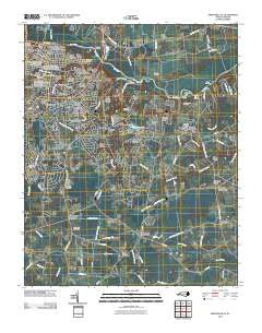 Greenville SE North Carolina Historical topographic map, 1:24000 scale, 7.5 X 7.5 Minute, Year 2010