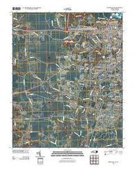 Greenville SW North Carolina Historical topographic map, 1:24000 scale, 7.5 X 7.5 Minute, Year 2010
