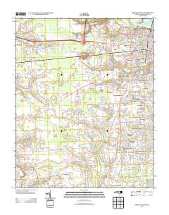 Greenville SW North Carolina Historical topographic map, 1:24000 scale, 7.5 X 7.5 Minute, Year 2013
