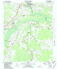 Grifton North Carolina Historical topographic map, 1:24000 scale, 7.5 X 7.5 Minute, Year 1983