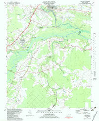 Grifton North Carolina Historical topographic map, 1:24000 scale, 7.5 X 7.5 Minute, Year 1983
