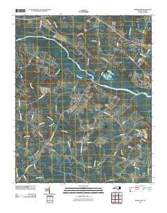 Grimesland North Carolina Historical topographic map, 1:24000 scale, 7.5 X 7.5 Minute, Year 2010