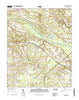 Grimesland North Carolina Current topographic map, 1:24000 scale, 7.5 X 7.5 Minute, Year 2016
