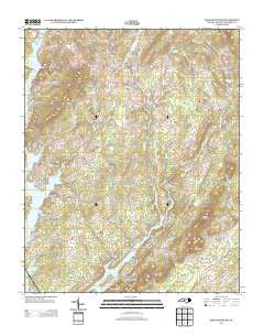 Grist Mountain North Carolina Historical topographic map, 1:24000 scale, 7.5 X 7.5 Minute, Year 2013