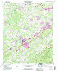Grover North Carolina Historical topographic map, 1:24000 scale, 7.5 X 7.5 Minute, Year 1993
