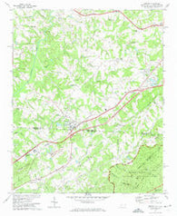 Grover North Carolina Historical topographic map, 1:24000 scale, 7.5 X 7.5 Minute, Year 1971