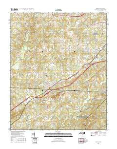 Grover North Carolina Current topographic map, 1:24000 scale, 7.5 X 7.5 Minute, Year 2016