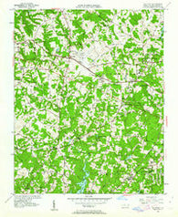 Guilford North Carolina Historical topographic map, 1:24000 scale, 7.5 X 7.5 Minute, Year 1951