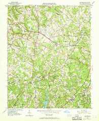 Guilford North Carolina Historical topographic map, 1:24000 scale, 7.5 X 7.5 Minute, Year 1951