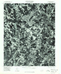 Guilford North Carolina Historical topographic map, 1:24000 scale, 7.5 X 7.5 Minute, Year 1977