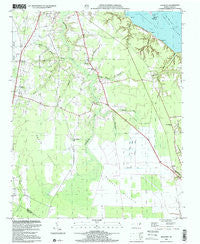 Hackney North Carolina Historical topographic map, 1:24000 scale, 7.5 X 7.5 Minute, Year 1997