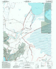 Hadnot Creek North Carolina Historical topographic map, 1:24000 scale, 7.5 X 7.5 Minute, Year 1994