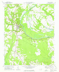 Halifax North Carolina Historical topographic map, 1:24000 scale, 7.5 X 7.5 Minute, Year 1974