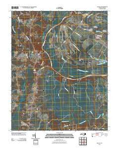 Halifax North Carolina Historical topographic map, 1:24000 scale, 7.5 X 7.5 Minute, Year 2010