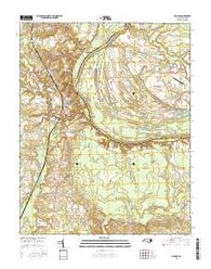 Halifax North Carolina Current topographic map, 1:24000 scale, 7.5 X 7.5 Minute, Year 2016