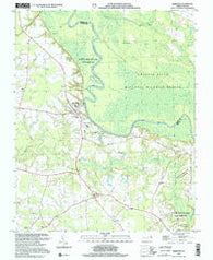 Hamilton North Carolina Historical topographic map, 1:24000 scale, 7.5 X 7.5 Minute, Year 2002