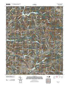 Hamlet North Carolina Historical topographic map, 1:24000 scale, 7.5 X 7.5 Minute, Year 2010