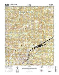 Hamlet North Carolina Current topographic map, 1:24000 scale, 7.5 X 7.5 Minute, Year 2016
