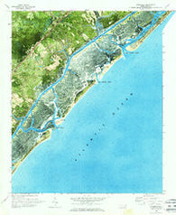 Hampstead North Carolina Historical topographic map, 1:24000 scale, 7.5 X 7.5 Minute, Year 1970