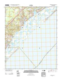 Hampstead North Carolina Historical topographic map, 1:24000 scale, 7.5 X 7.5 Minute, Year 2013