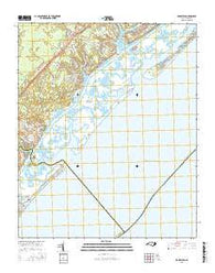 Hampstead North Carolina Current topographic map, 1:24000 scale, 7.5 X 7.5 Minute, Year 2016