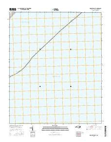 Hampstead OE E North Carolina Current topographic map, 1:24000 scale, 7.5 X 7.5 Minute, Year 2016