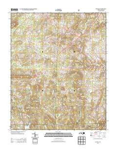 Handy North Carolina Historical topographic map, 1:24000 scale, 7.5 X 7.5 Minute, Year 2013