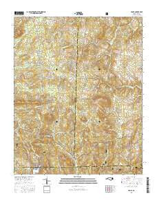 Handy North Carolina Current topographic map, 1:24000 scale, 7.5 X 7.5 Minute, Year 2016