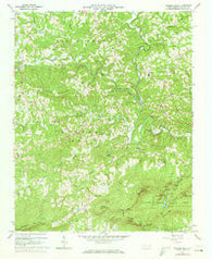 Hanging Rock North Carolina Historical topographic map, 1:24000 scale, 7.5 X 7.5 Minute, Year 1964