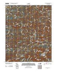 Hanging Rock North Carolina Historical topographic map, 1:24000 scale, 7.5 X 7.5 Minute, Year 2010