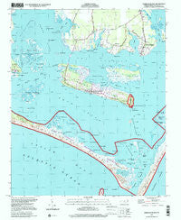 Harkers Island North Carolina Historical topographic map, 1:24000 scale, 7.5 X 7.5 Minute, Year 1997