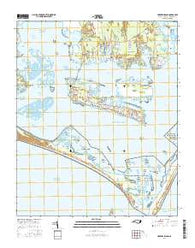 Harkers Island North Carolina Current topographic map, 1:24000 scale, 7.5 X 7.5 Minute, Year 2016