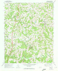 Harmony North Carolina Historical topographic map, 1:24000 scale, 7.5 X 7.5 Minute, Year 1969