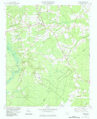 Harrells North Carolina Historical topographic map, 1:24000 scale, 7.5 X 7.5 Minute, Year 1984