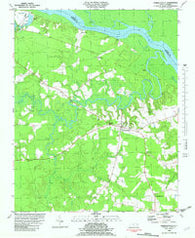 Harrellsville North Carolina Historical topographic map, 1:24000 scale, 7.5 X 7.5 Minute, Year 1982