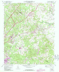 Harrisburg North Carolina Historical topographic map, 1:24000 scale, 7.5 X 7.5 Minute, Year 1969
