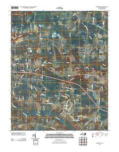 Hartsease North Carolina Historical topographic map, 1:24000 scale, 7.5 X 7.5 Minute, Year 2010