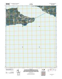 Harvey Neck North Carolina Historical topographic map, 1:24000 scale, 7.5 X 7.5 Minute, Year 2010