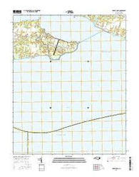 Harvey Neck North Carolina Current topographic map, 1:24000 scale, 7.5 X 7.5 Minute, Year 2016