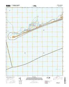 Hatteras North Carolina Current topographic map, 1:24000 scale, 7.5 X 7.5 Minute, Year 2016