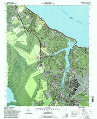 Havelock North Carolina Historical topographic map, 1:24000 scale, 7.5 X 7.5 Minute, Year 1994