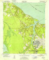Havelock North Carolina Historical topographic map, 1:24000 scale, 7.5 X 7.5 Minute, Year 1949