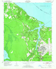 Havelock North Carolina Historical topographic map, 1:24000 scale, 7.5 X 7.5 Minute, Year 1949