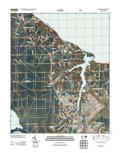 Havelock North Carolina Historical topographic map, 1:24000 scale, 7.5 X 7.5 Minute, Year 2011
