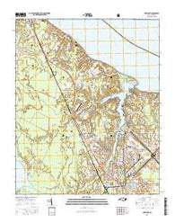 Havelock North Carolina Current topographic map, 1:24000 scale, 7.5 X 7.5 Minute, Year 2016