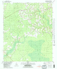 Haws Run North Carolina Historical topographic map, 1:24000 scale, 7.5 X 7.5 Minute, Year 1981